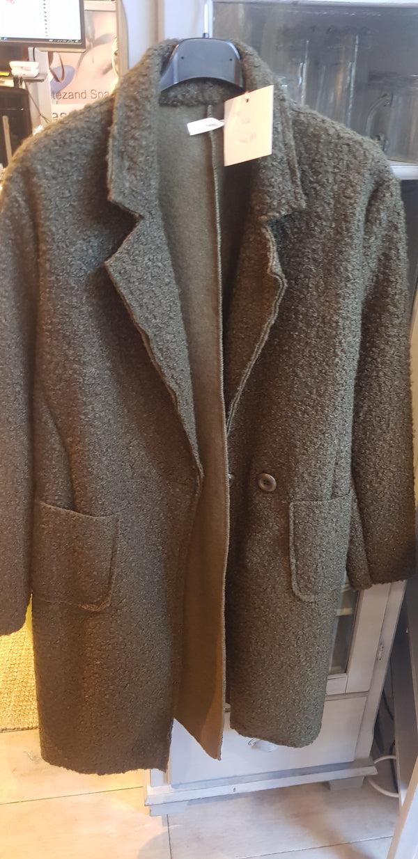 Sweet teddy coat , Groen