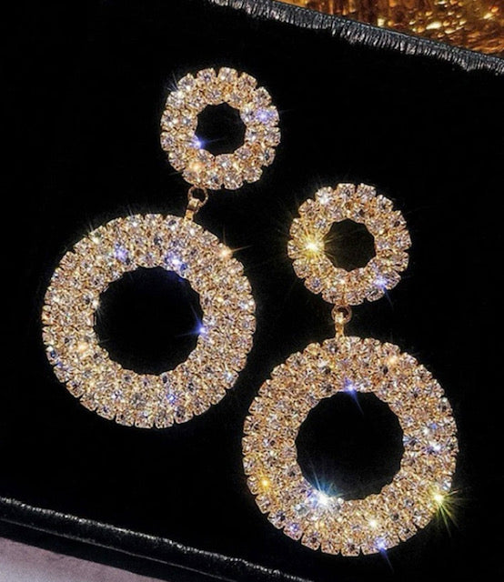 Oorbellen Diamant Rings , goud