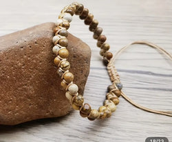 Boho armband beige