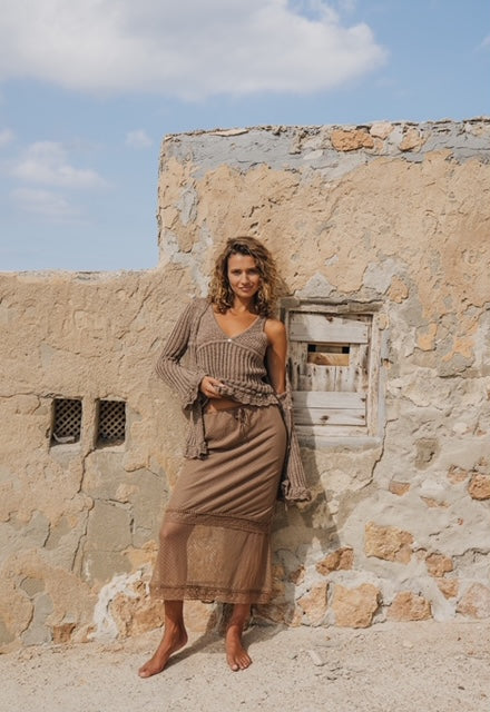 Isla Ibiza Bonita Singlet – Knitted SKU: 8124305-Bronze