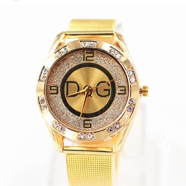 Horloge D&G met strass in de wijzerplaat