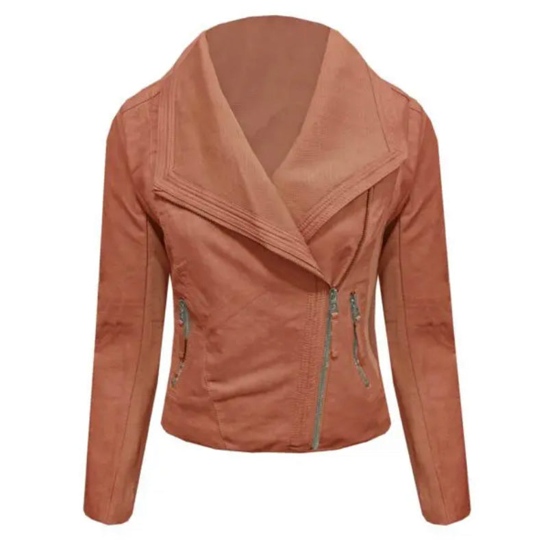 Jack Sally leather look, roest bruin