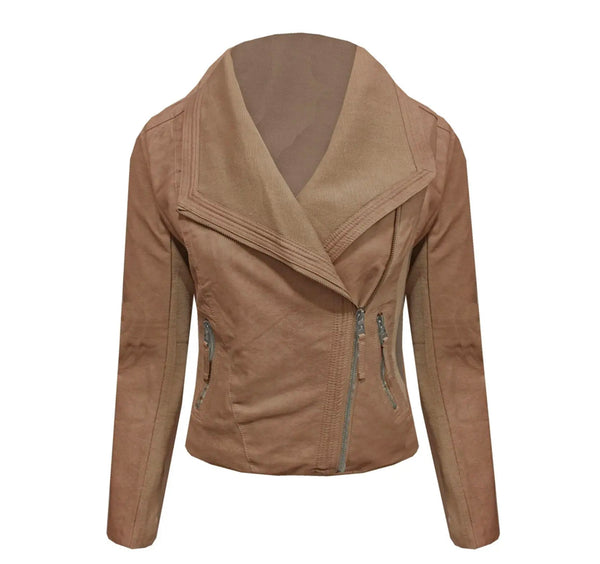 Jack Sally leather look, camel