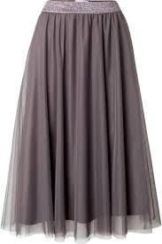 Tule rok, taupe