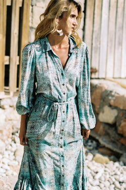 Maxi Dress Marrakech – Turquoise 8222706