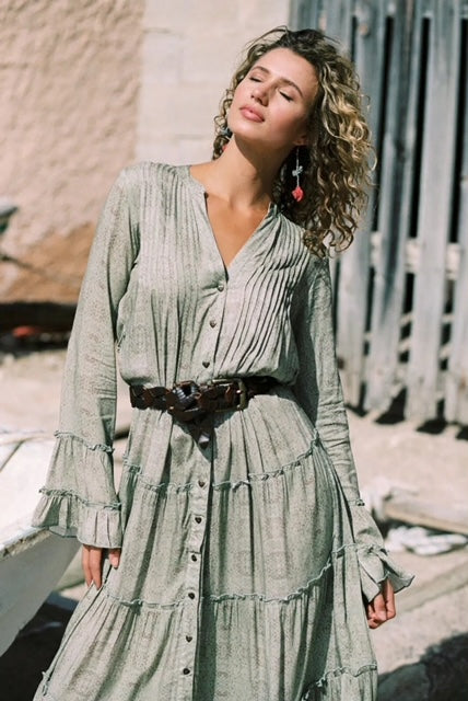 Isla Ibiza Bonita Maxi Dress Mystic – Green 8222711